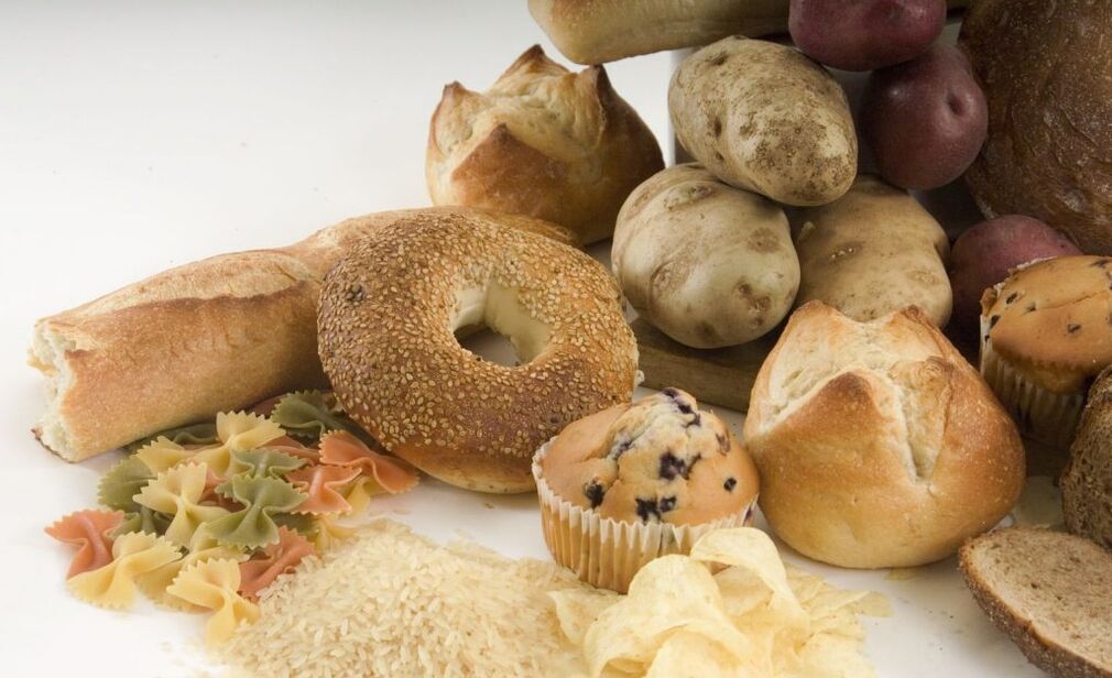 Alimentos que conteñen hidratos de carbono